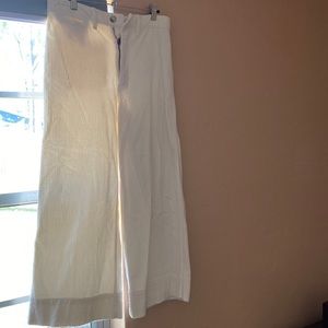 Madewell Emmett wide-leg crop corduroy pants 28